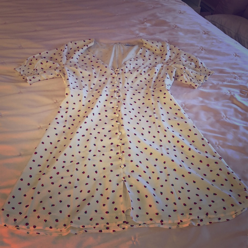 Madewell strawberry dress